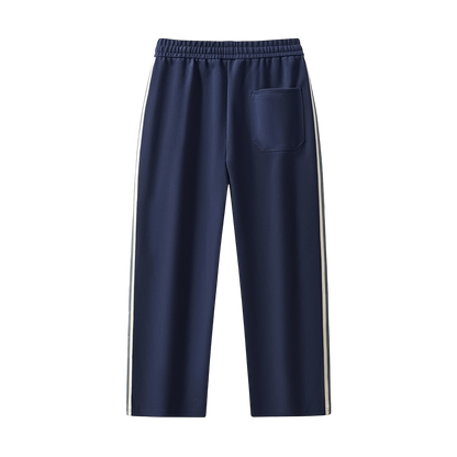 UNITY LOGO® SIDE-STRIPE STRAIGHT-LEG BOTTOMS [NAVY BLUE]