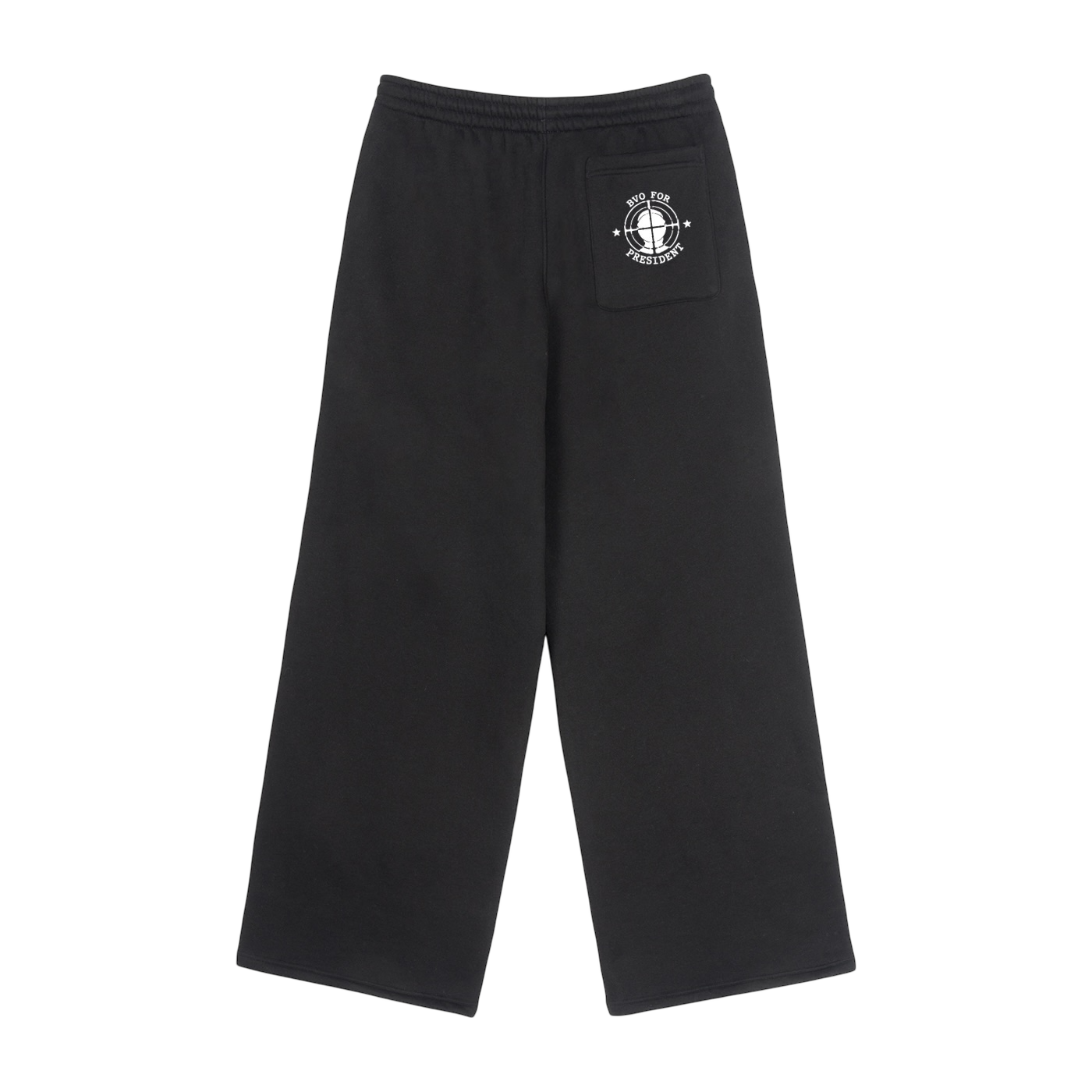 BVO® FOR PRES STRAIGHT-LEG SWEATPANTS [BLACK]