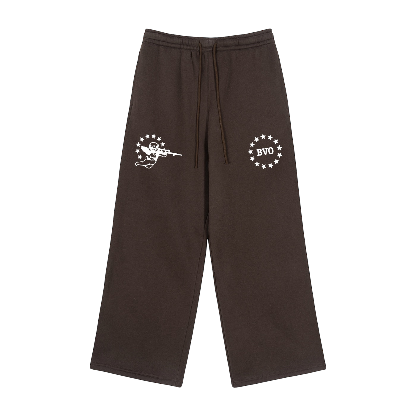 BVO® FOR PRES STRAIGHT-LEG SWEATPANTS [BROWN]