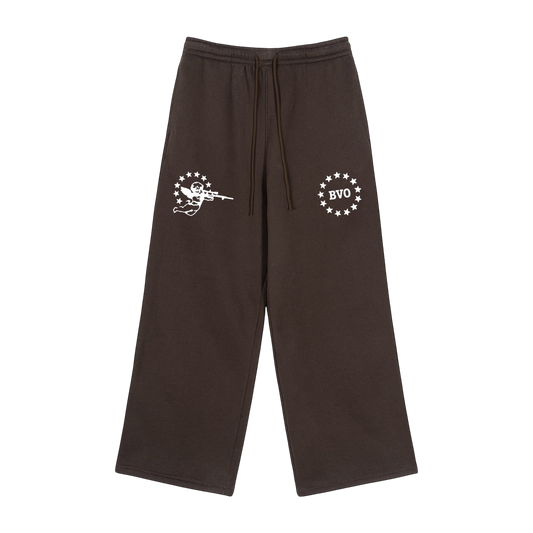 BVO® FOR PRES STRAIGHT-LEG SWEATPANTS [BROWN]