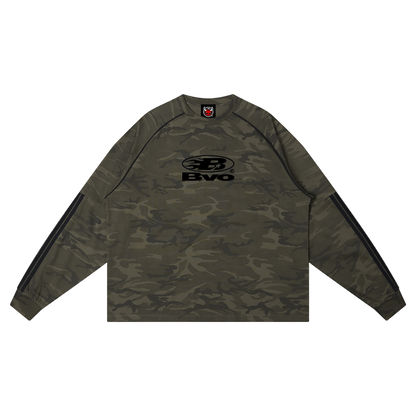 STAPLE LOGO© TAPED LS TEE [WOODLAND CAMO]