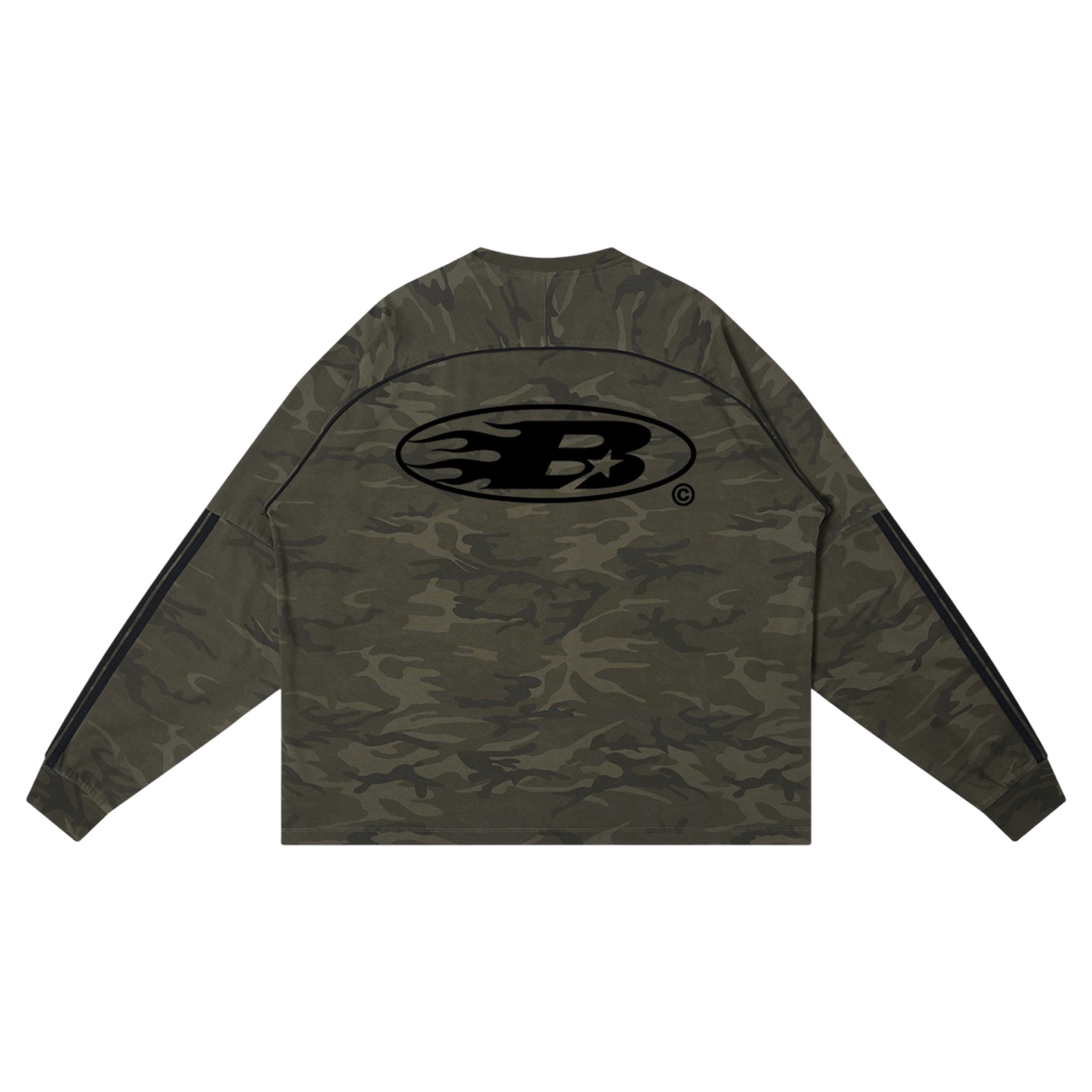 STAPLE LOGO© TAPED LS TEE [WOODLAND CAMO]