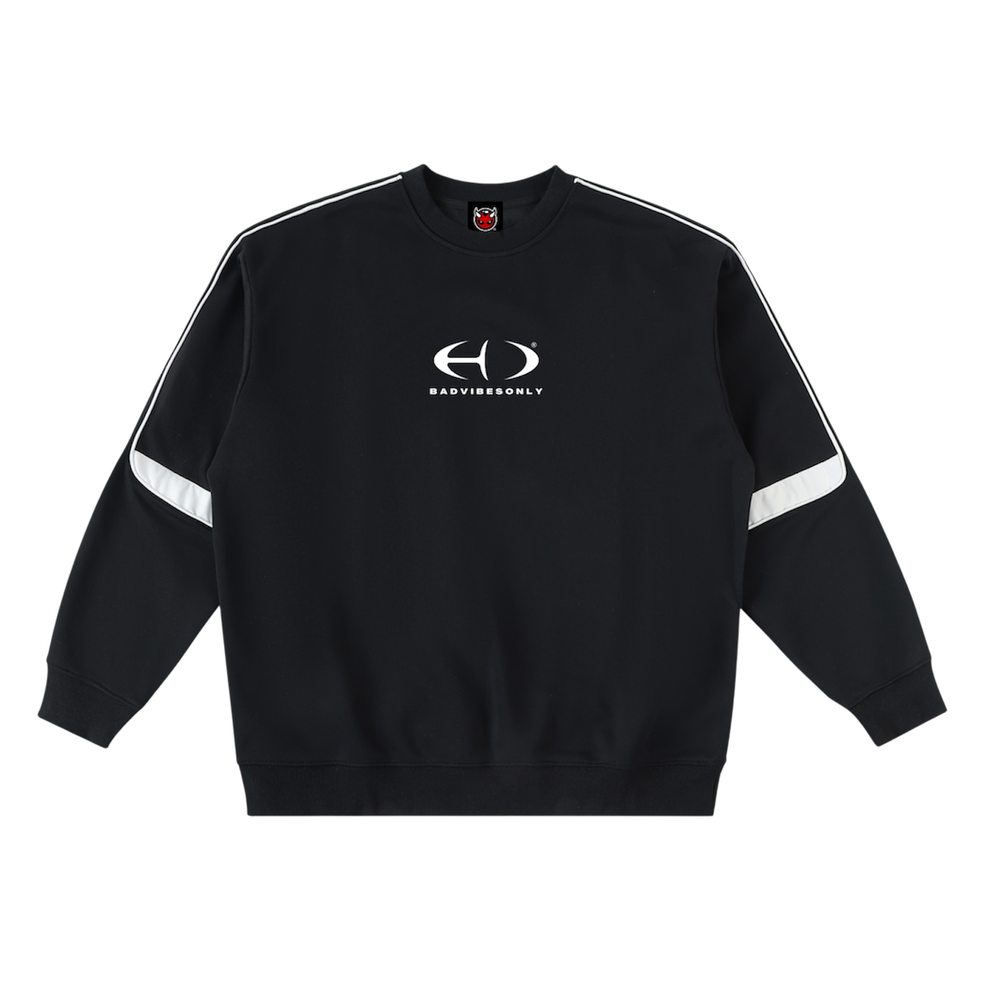 BVO® FUSION LOGO TAPED SWEATSHIRT [BLACK]