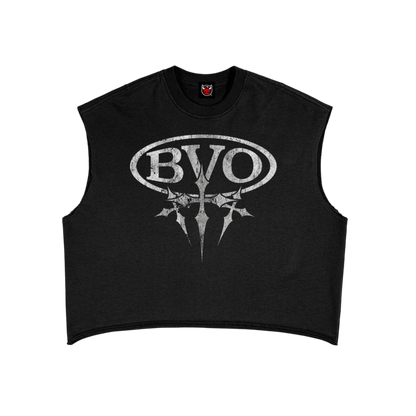 BVO® FRENCH TERRY TANK TOP [BLACK]