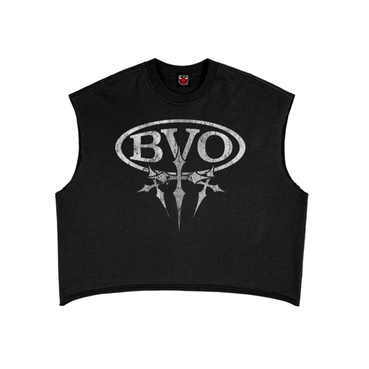 BVO® FRENCH TERRY TANK TOP [BLACK]