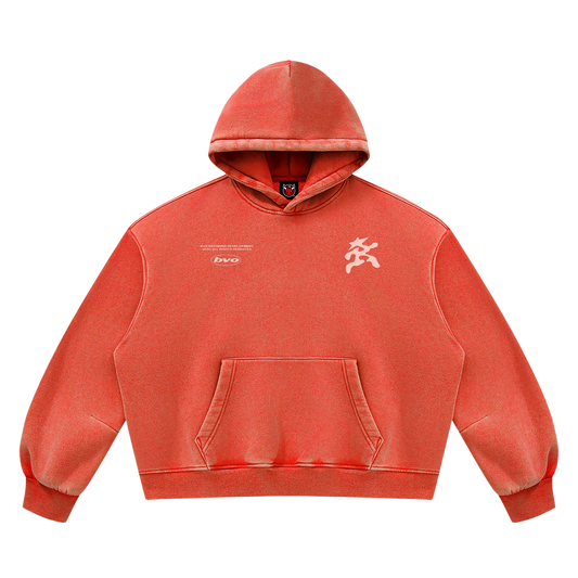 BVO® STARWALKER HOODIE [WASHED RED]