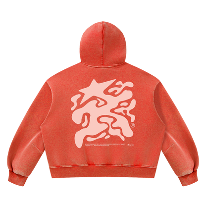 BVO® STARWALKER HOODIE [WASHED RED]