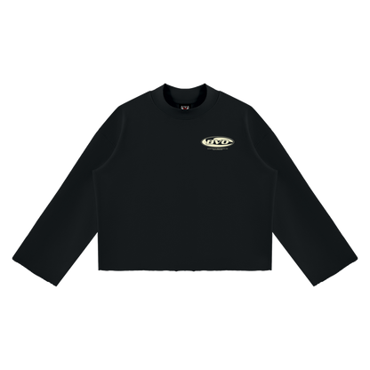 BVO® INDUSTRIAL MOCK NECK SWEATSHIRT [BLACK]