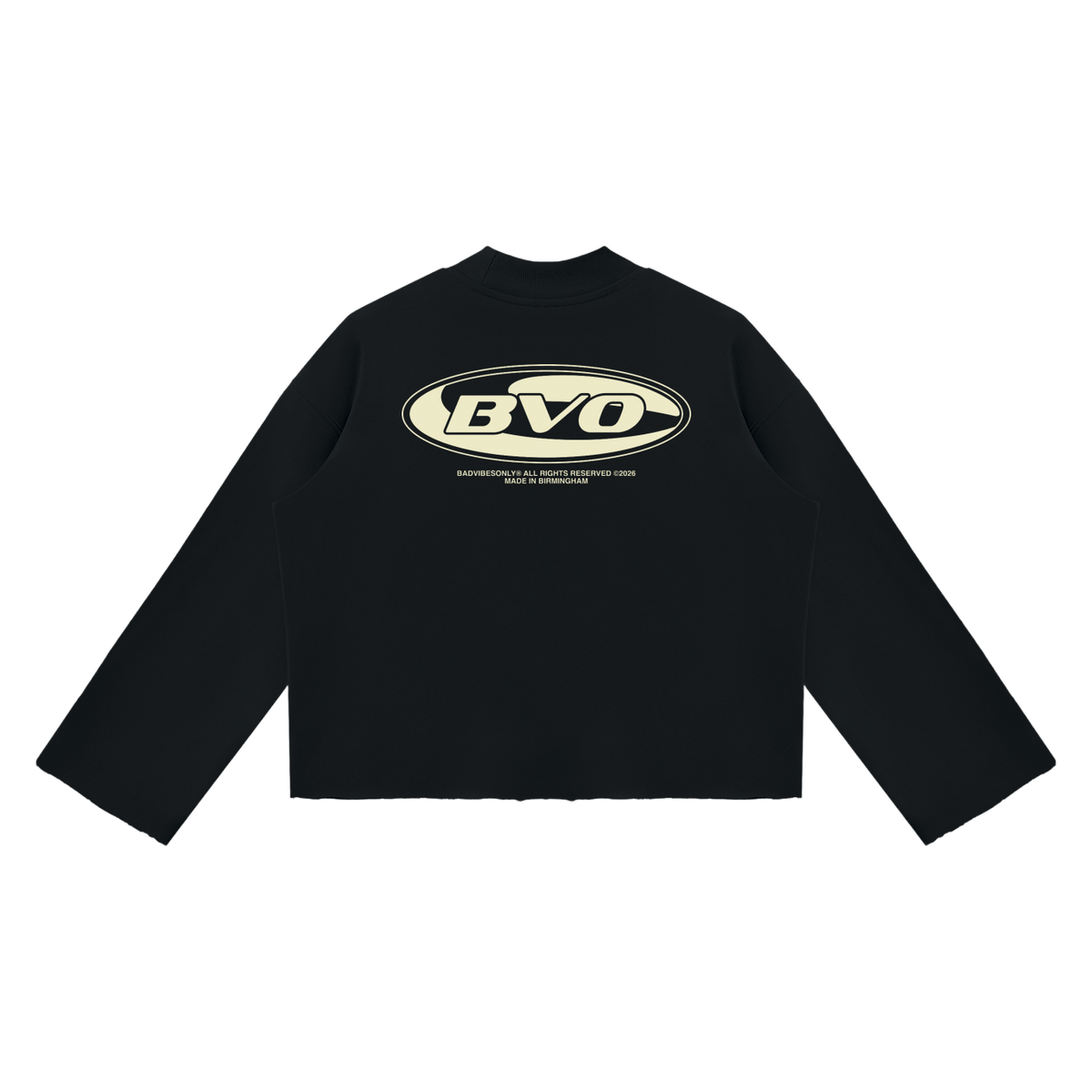 BVO® INDUSTRIAL MOCK NECK SWEATSHIRT [BLACK]