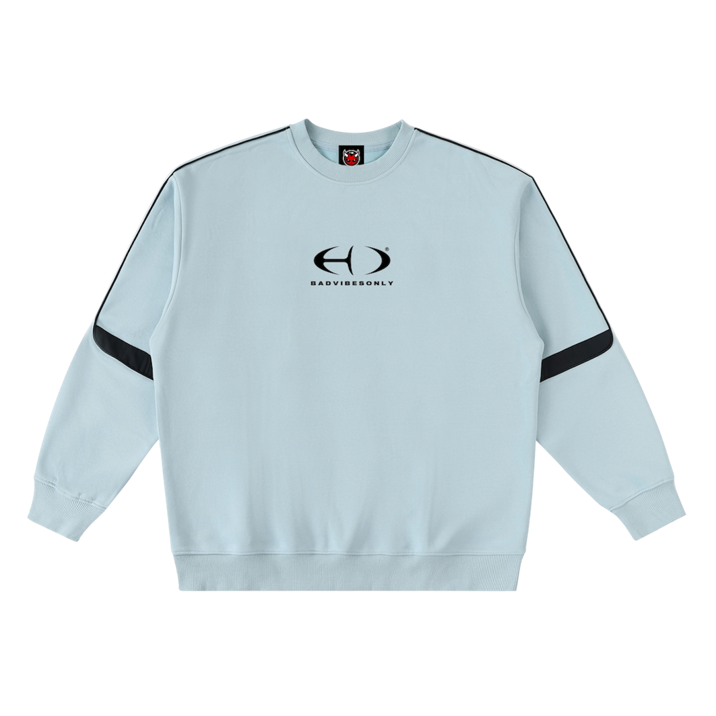 BVO® FUSION LOGO TAPED SWEATSHIRT [LIGHT BLUE]