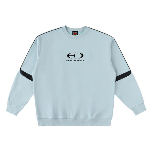 BVO® FUSION LOGO TAPED SWEATSHIRT [LIGHT BLUE]