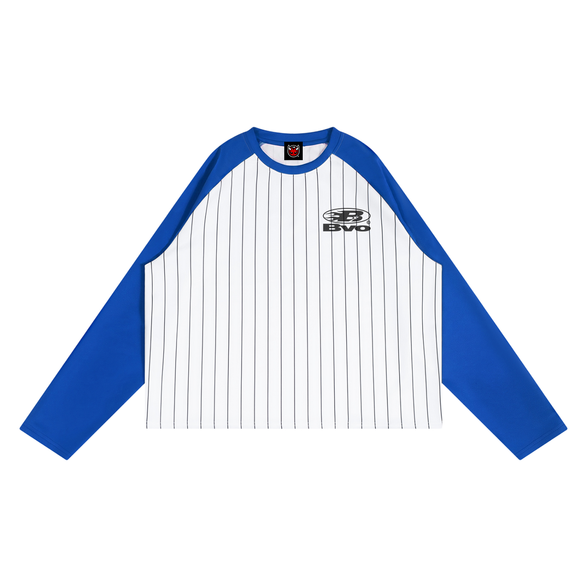 STAPLE LOGO© JERSEY LS TEE [WHITE/BLUE]