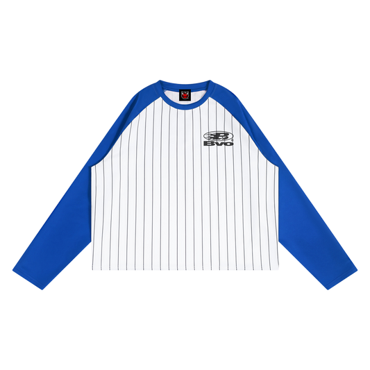 STAPLE LOGO© JERSEY LS TEE [WHITE/BLUE]