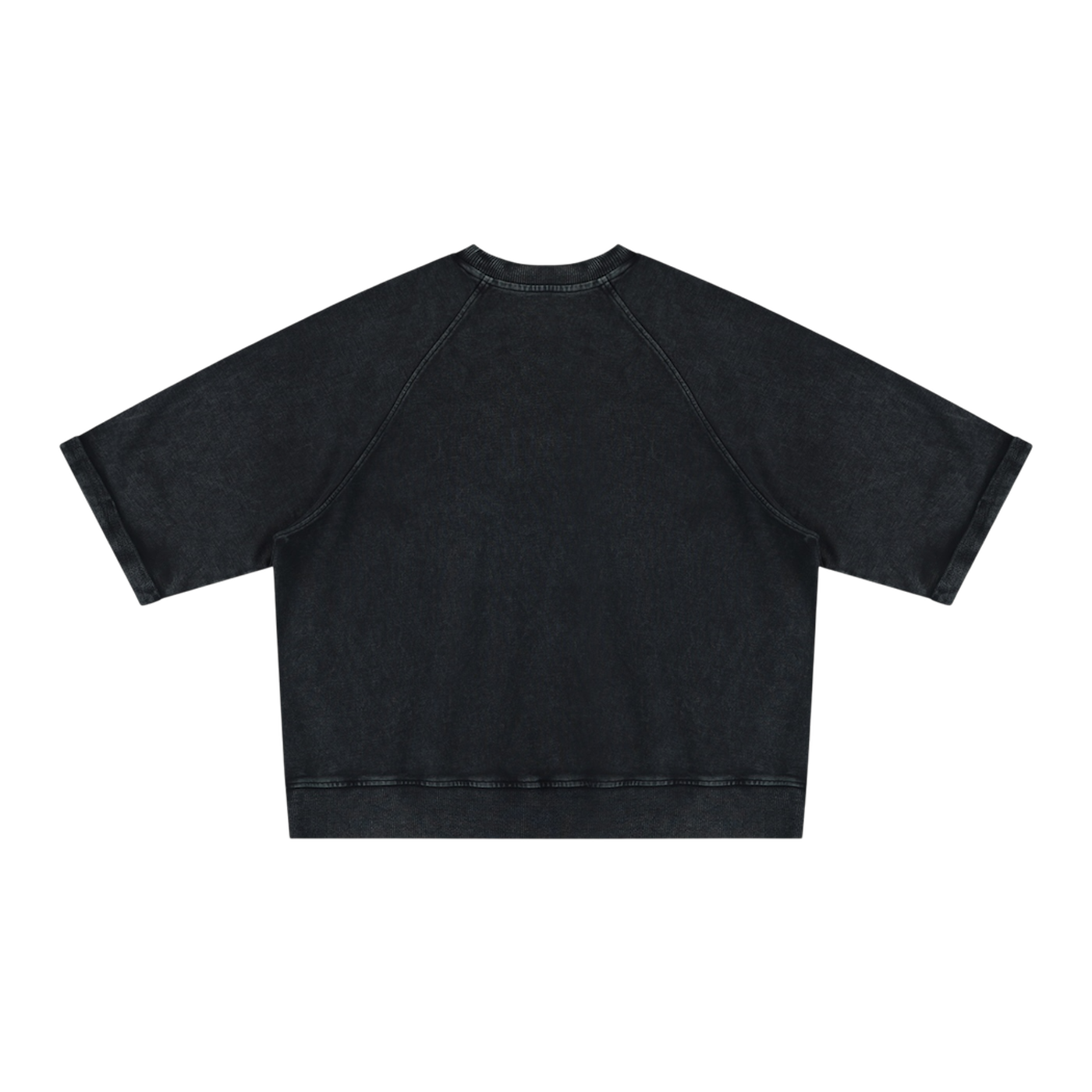 BVO® LIBERTY SHORT SLEEVE SWEATSHIRT [BLACK]