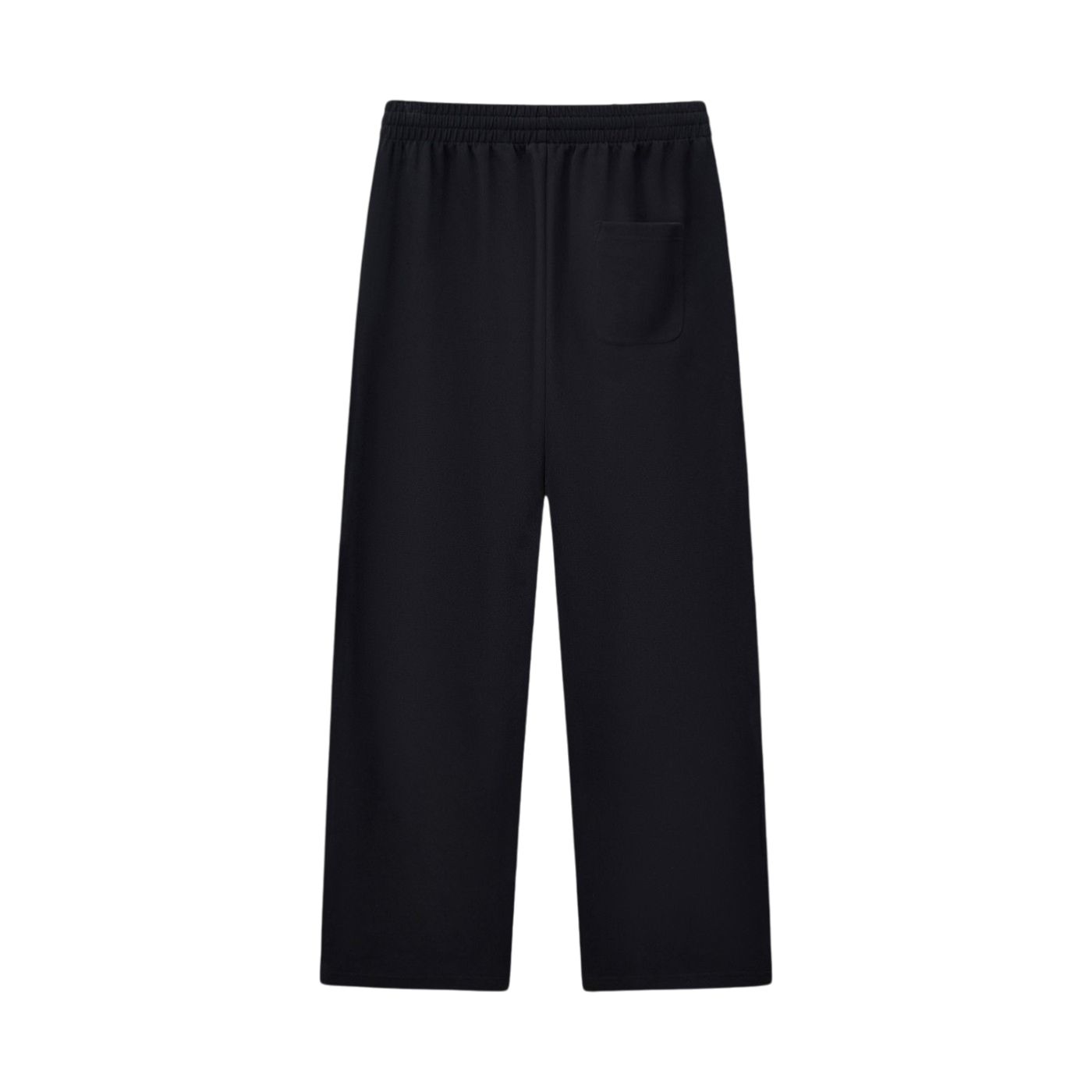 BVO® FUSION LOGO CURVED STRIPED STRAIGHT-LEG SWEATPANTS [BLACK]
