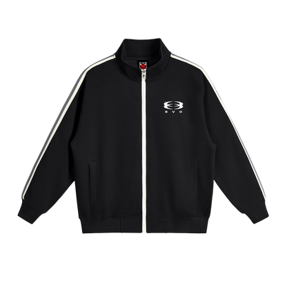 UNITY LOGO® SIDE-STRIPE COLLAR JACKET [BLACK]
