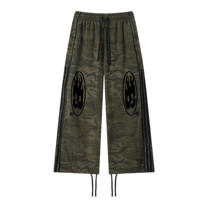 STAPLE LOGO© WIDE-LEG TAPED SWEATPANTS [WOODLAND CAMO]