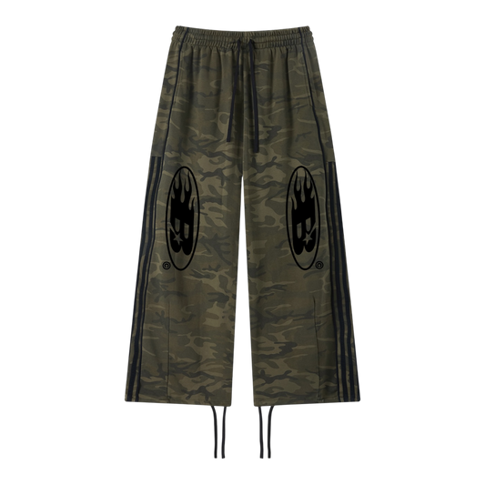 STAPLE LOGO© WIDE-LEG TAPED SWEATPANTS [WOODLAND CAMO]