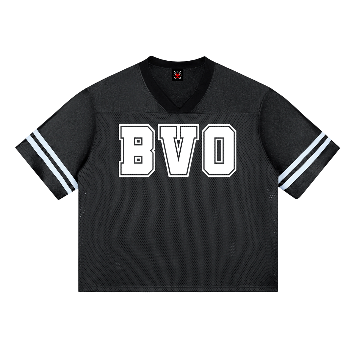 BVO® QB MESH JERSEY TEE [BLACK]
