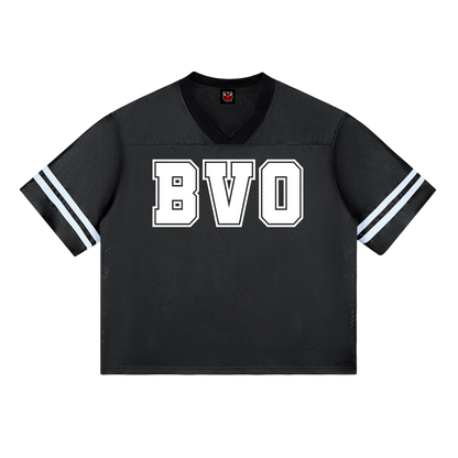 BVO® QB MESH JERSEY TEE [BLACK]