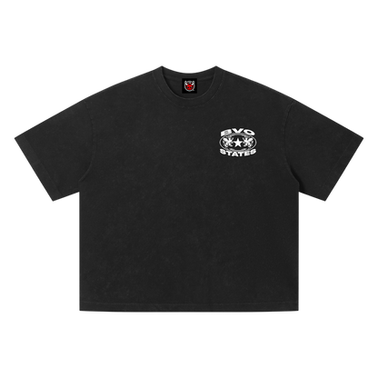 BVO® STATES VINTAGE WASH TEE [BLACK]