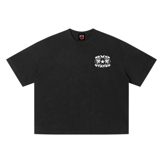 BVO® STATES VINTAGE WASH TEE [BLACK]