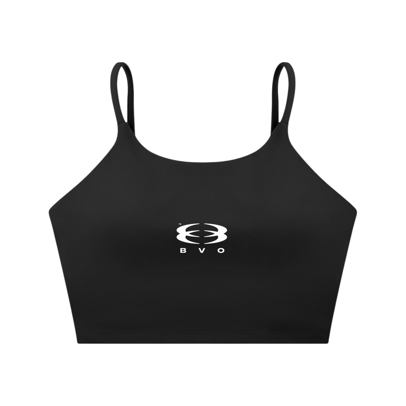 WMNS UNITY LOGO® SPAGHETTI STRAP YOGA SPORTS BRA [BLACK]