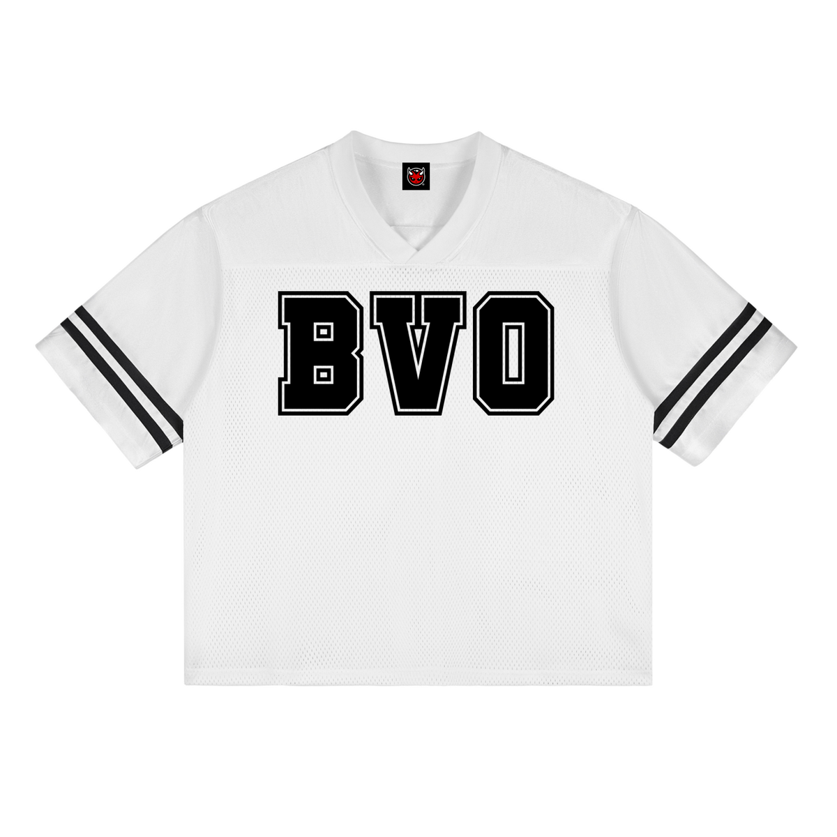 BVO® QB MESH JERSEY TEE [WHITE]