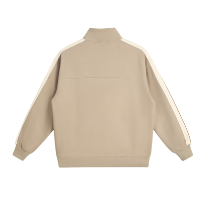 UNITY LOGO® SIDE-STRIPE COLLAR JACKET [BEIGE]