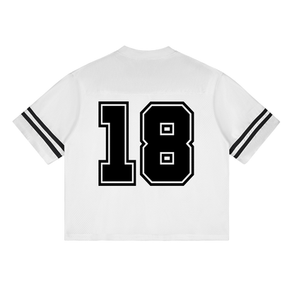 BVO® QB MESH JERSEY TEE [WHITE]
