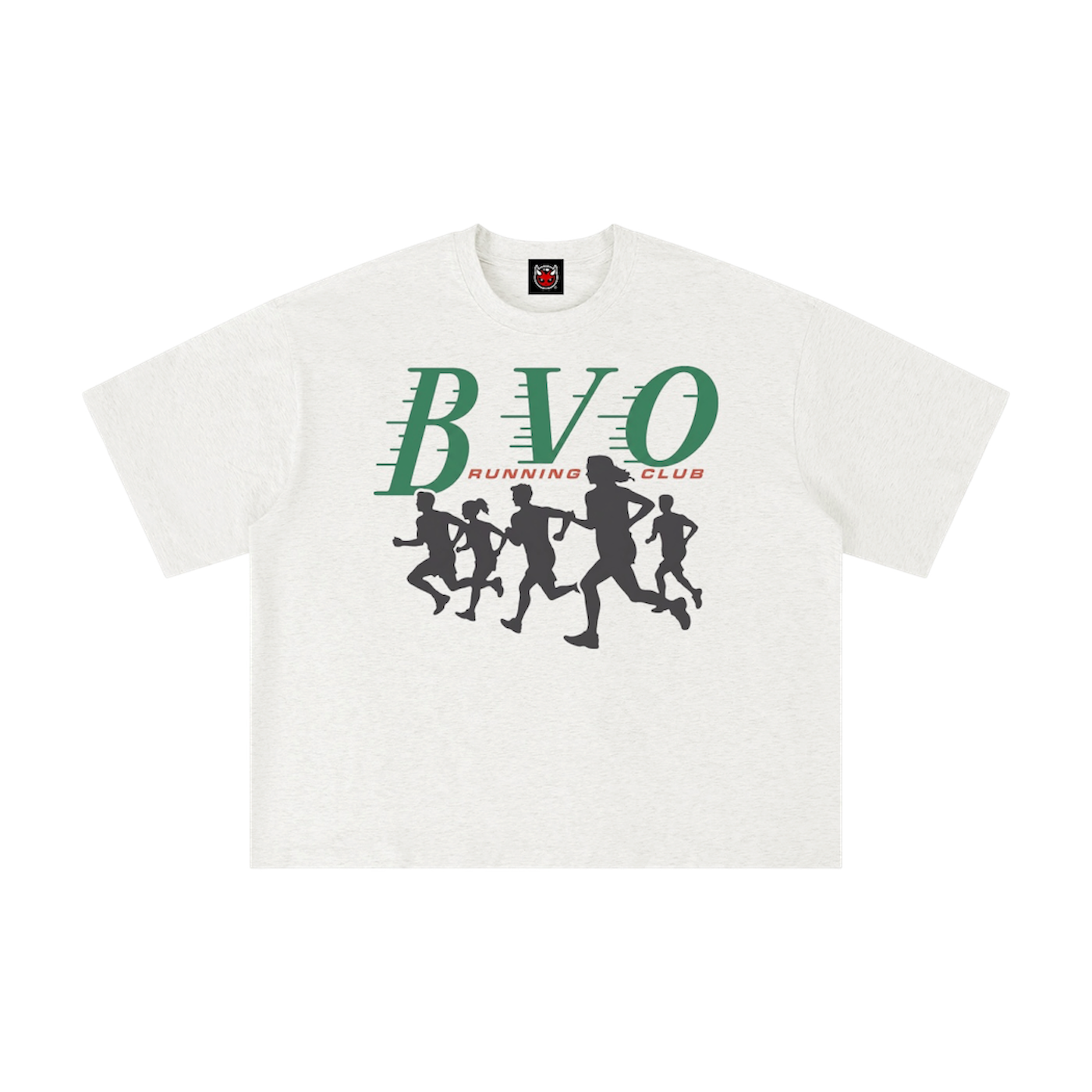 BVO® RUNNING CLUB TEE [HEATHER GREY]