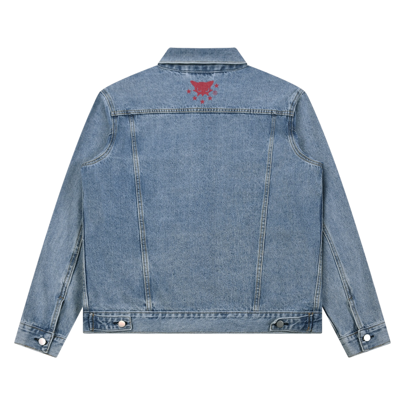 BVO® DENIM STARS VINTAGE WASH JACKET [BLUE]