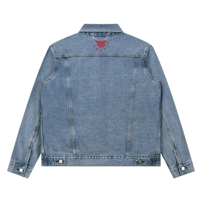 BVO® DENIM STARS VINTAGE WASH JACKET [BLUE]