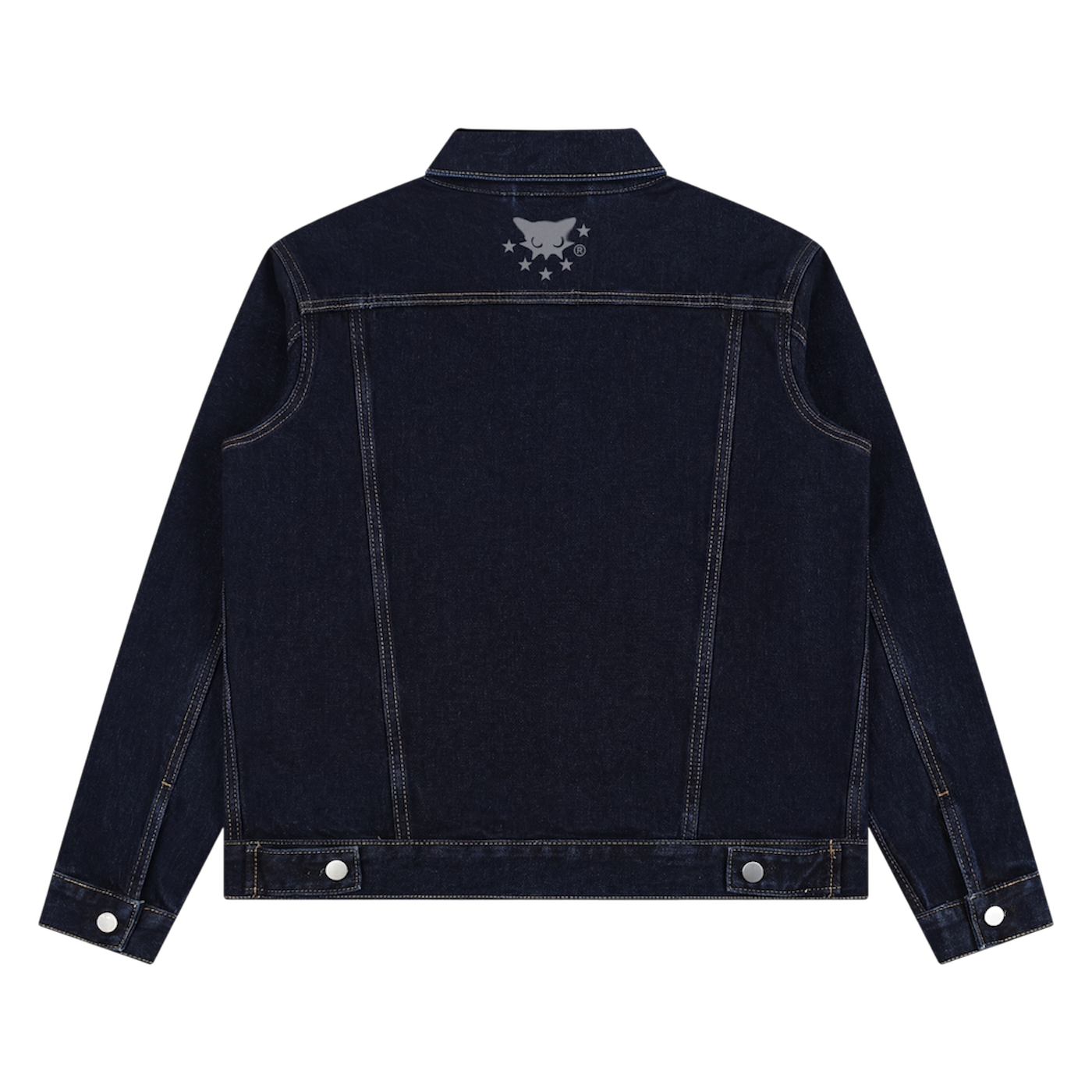 BVO® DENIM STARS VINTAGE WASH JACKET [NAVY BLUE]