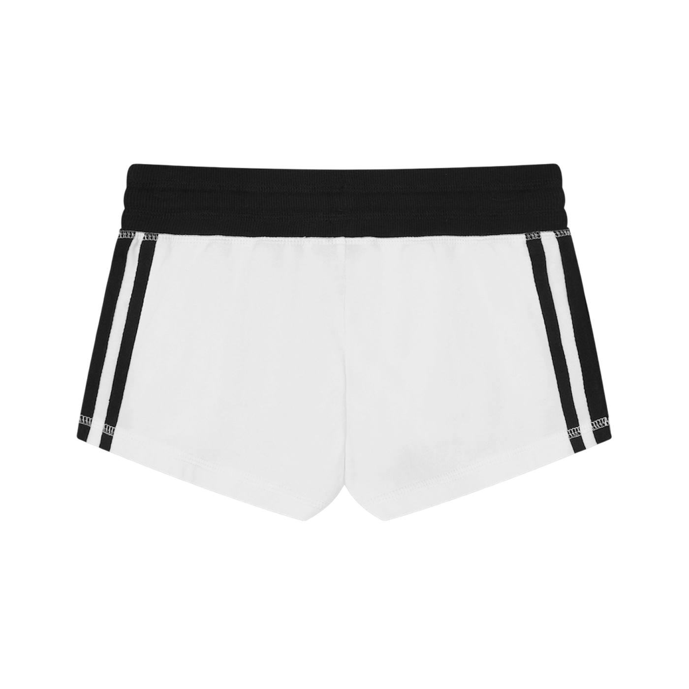 WMNS UNITY LOGO® VARSITY STRIPE TRACK SHORTS [WHITE]