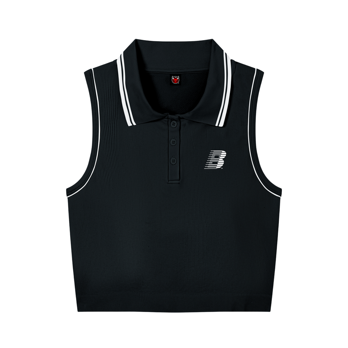 WMNS BVO® POLO TENNIS TOP [BLACK]
