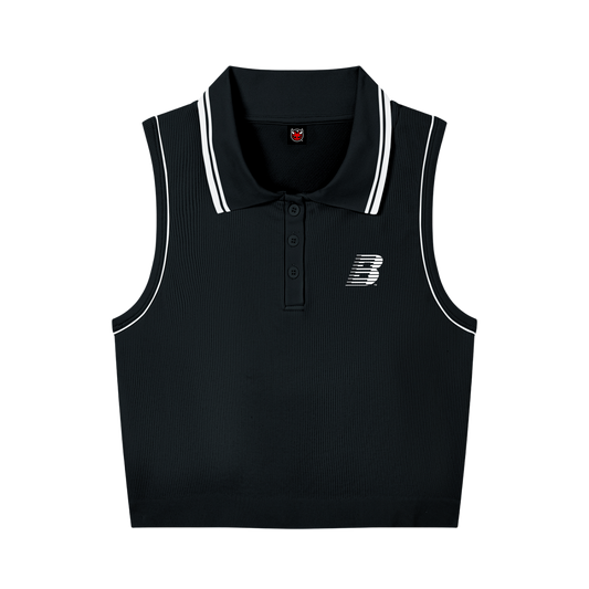 WMNS BVO® POLO TENNIS TOP [BLACK]