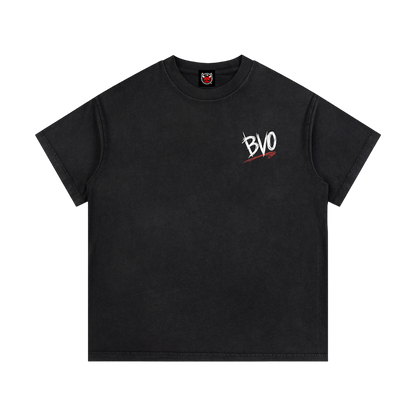 BVO® X WWE™ ATTITUDE VINTAGE WASH TEE [BLACK]