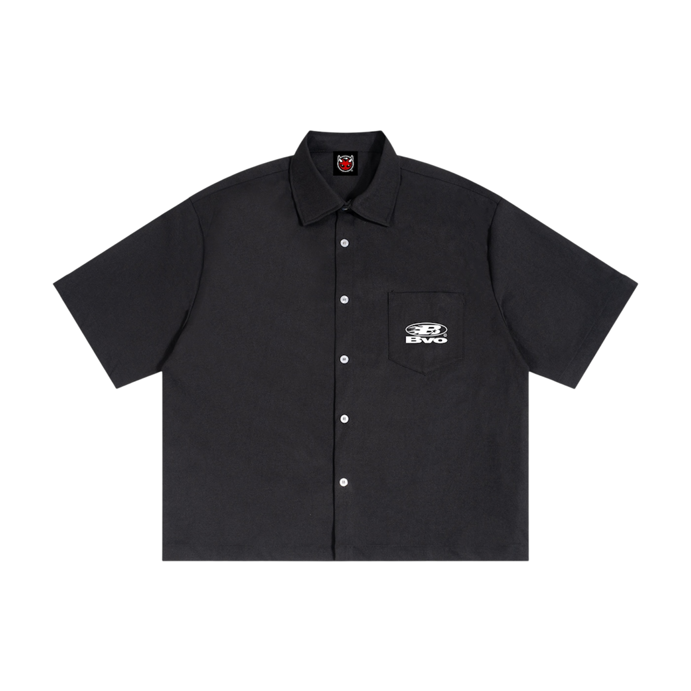 STAPLE LOGO© CARGO SHIRT [BLACK]