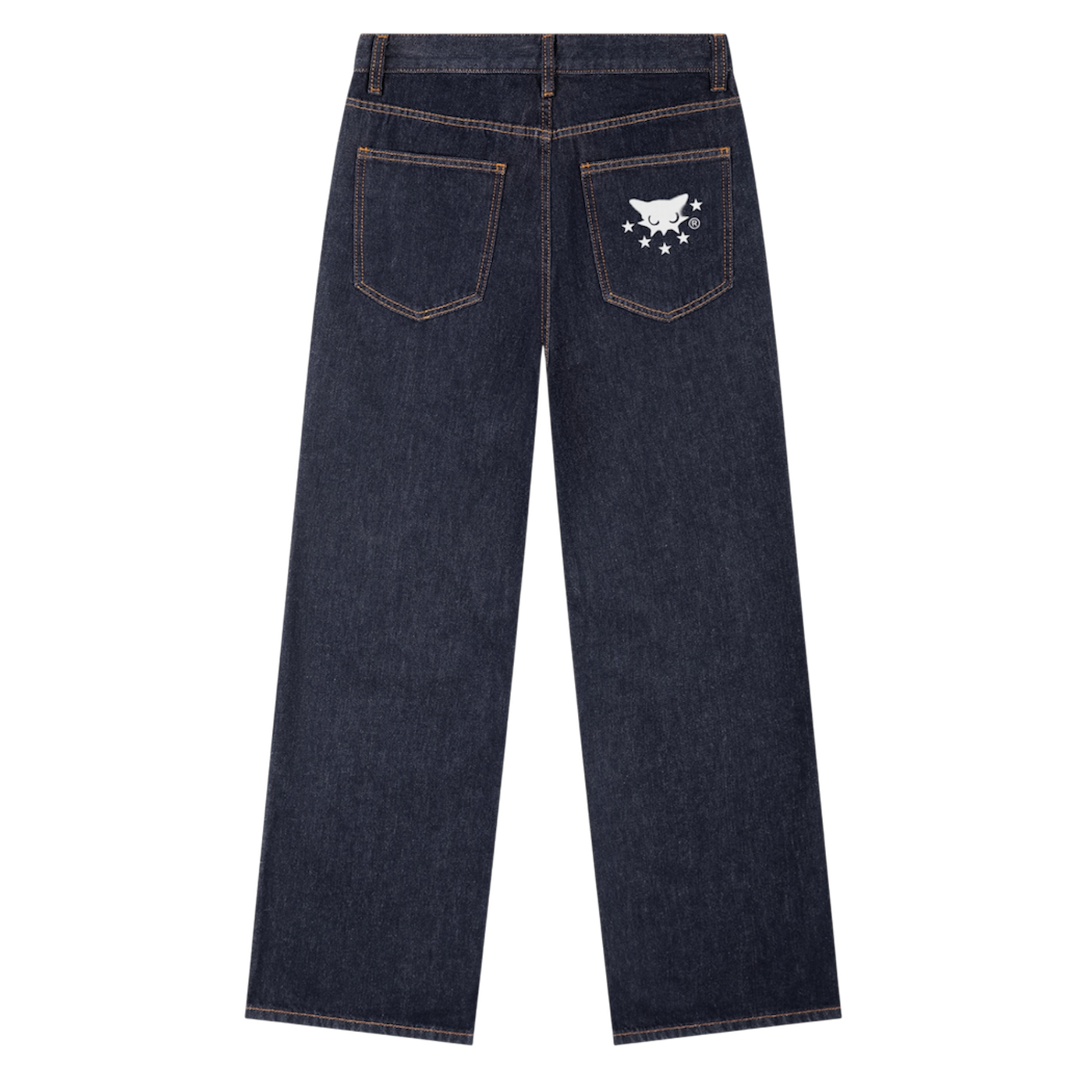 BVO® DENIM HEAVYWEIGHT STRAIGHT LEG JEANS [NAVY BLUE]