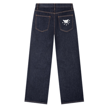 BVO® DENIM HEAVYWEIGHT STRAIGHT LEG JEANS [NAVY BLUE]