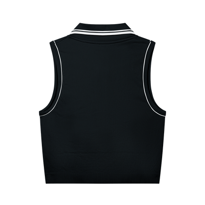 WMNS BVO® POLO TENNIS TOP [BLACK]