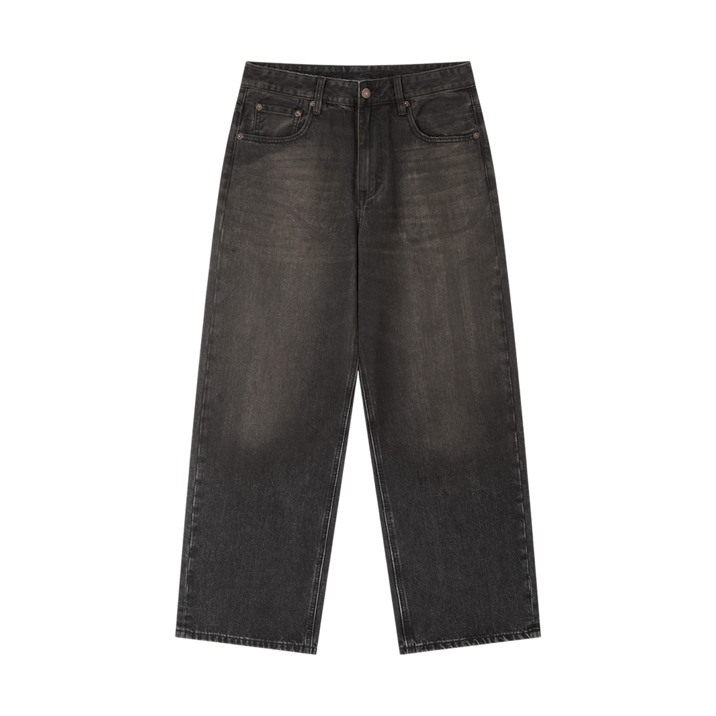 BVO® DENIM VINTAGE WASH HEAVYWEIGHT JEANS [BLACK]