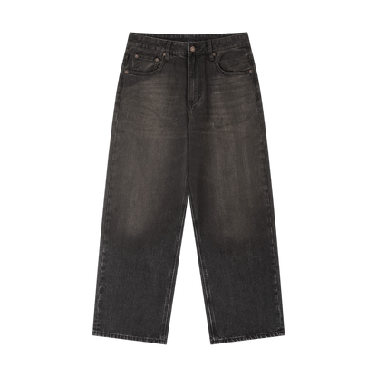 BVO® DENIM VINTAGE WASH HEAVYWEIGHT JEANS [BLACK]