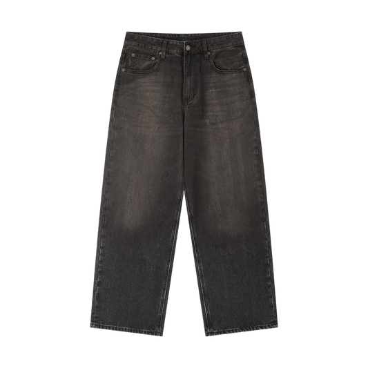 BVO® DENIM VINTAGE WASH HEAVYWEIGHT JEANS [BLACK]