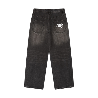 BVO® DENIM VINTAGE WASH HEAVYWEIGHT JEANS [BLACK]