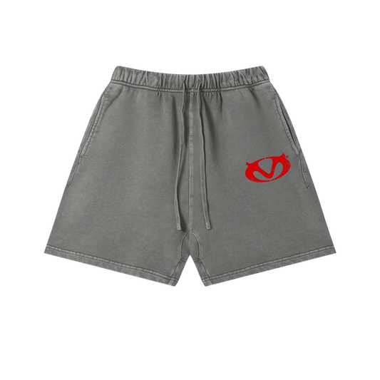 BVO® VENOM LOGO SHORTS [GREY]
