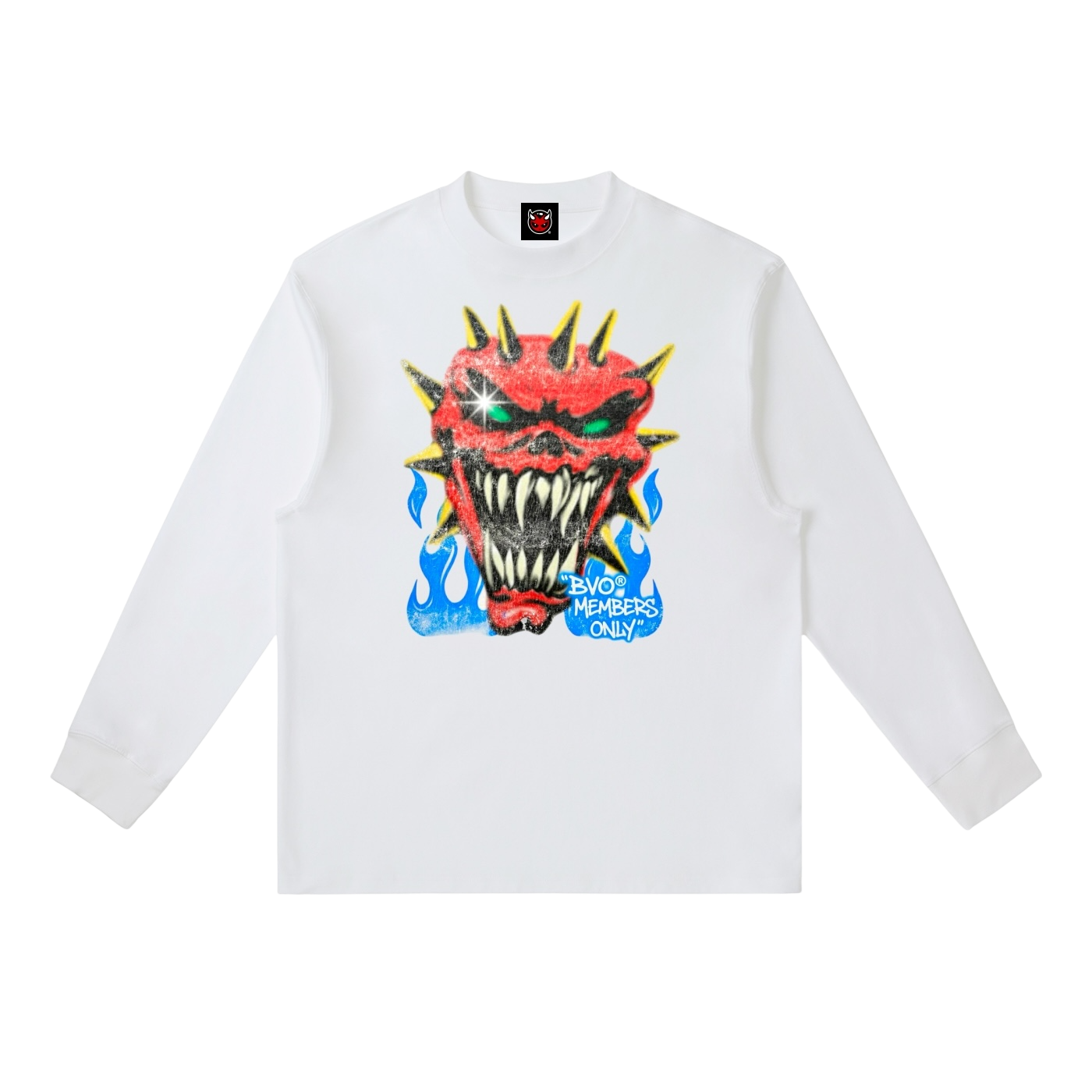 BVO® MEMBERS ONLY LS TEE [WHITE]