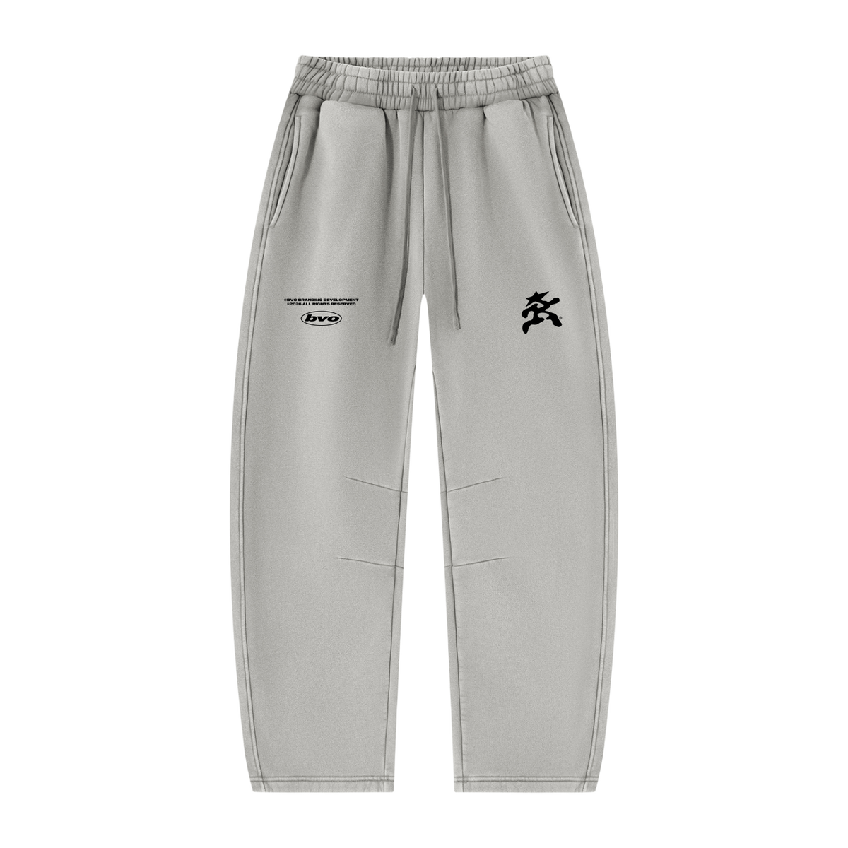 BVO® STARWALKER BARREL LEG SWEATPANTS [GREY]