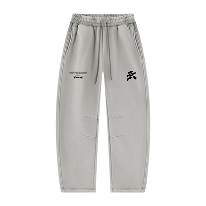 BVO® STARWALKER BARREL LEG SWEATPANTS [GREY]